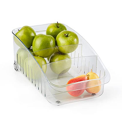 YouCopia RollOut Fridge Drawer 8”, Adjustable Bin Refrigerator Organizer - size: 8" Wide