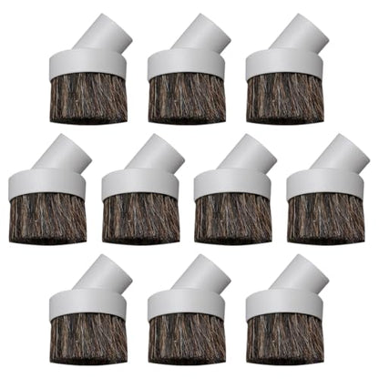 Selgo Universal Vacuum Cleaner Dusting Brush with Horse Hair Bristles, White (Dust Brush), Pack of 10 - size: Dust Brush
