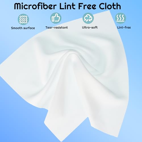 100 Pcs Cleanroom Cloth Wipes 9"x9" Microfiber Lint Free Cloth Disposable Clean Cloths Laser Sealed Edge for Lab Semiconductor Industries and Printing (bag of 100 Pcs) (9×9inch 100pcs)