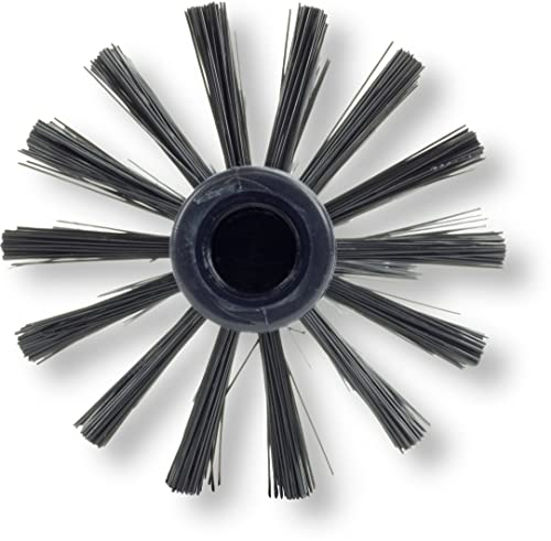 SPARTA Multi-Purpose Valve Brush Pipe Brush, Round Brush with Polyester Bristles, Color Coded for Commercial Cleaning, Kitchen, Restaurant, Bathroom, Plastic, 7.1 X 4 X 7.1 Inches, Black