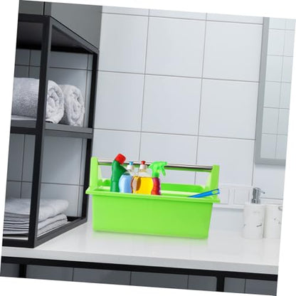 Cleaning Supplies Organizer Handle Plastic Bucket Tool Container for Home