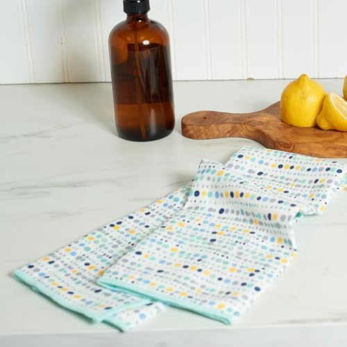 Super Absorbent Kitchen Towels - Set of 2 - color: Blue, size: Set of 2