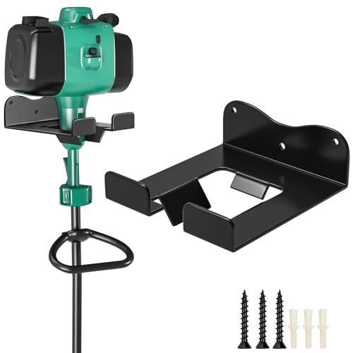 Weed Eater Hanger Garage Organizer Trimmer Rack, Weedeater Rack Wall Mount for Grass Trimmer, Garden Power Tool Holder Organizer for Grass Trimmer Hedge Trimmer (Black-1Pcs) - color: Black-1Pcs