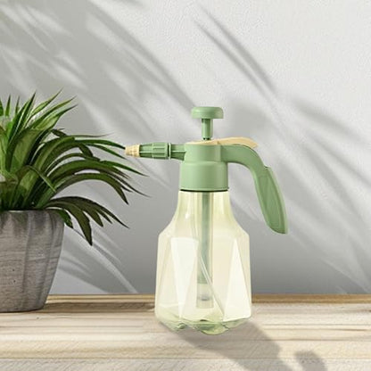 51oz Handheld Garden Pump Sprayer, Large Capacity Pressure Sprayer with Adjustable Nozzle, Leakproof Hand Atomizer, Water Spray Bottle for Home Cleaning Garden Car Detailing & Washing (Green) - color: Green