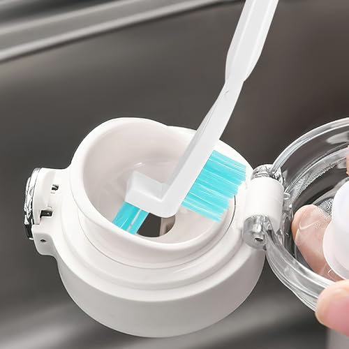 Detail Cleaning Brush Set for Household Use, 8pcs Small Crevice and Groove Scrubbers, Hard Bristle Bottle Cleaner for Keyboard, Window Track, and Tight Spaces