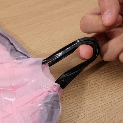 2 Rolls Thickened Drawstring High Stretch Garbage Bags Large Capacity Heavy Load PE Waste Bags, Eco-Friendly, Tear Resistant, 45 * 41cm (50PCS/ Roll)
