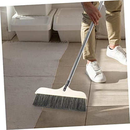 Beavorty Detachable Soft Bristle Broom with Long Handle Lightweight Indoor Cleaning Tool for Home Office Easy to Store Hardwood Floors and Carpets Space Saving Design