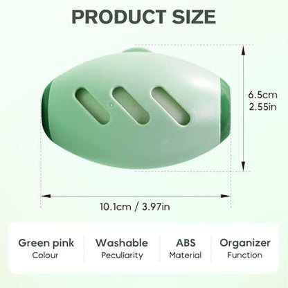 Reusable Silicone Lint Roller, 2026 Portable Lint Remover, Washable Sticky Roller Powerful Adhesion for Pet Hair and Dust Removal, Lint Roller for Home Travel Clothes Bed Sofa (Green，2pcs) - color: Green，2pcs