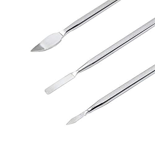 AKTOO 3Pcs Metal Spudger Dual Ends Opening Pry Tools Professional Pry Opening Spudger for Laptop Tablet iPhone ipad Cell Phone Other Mobile Devices - color: 3PCS