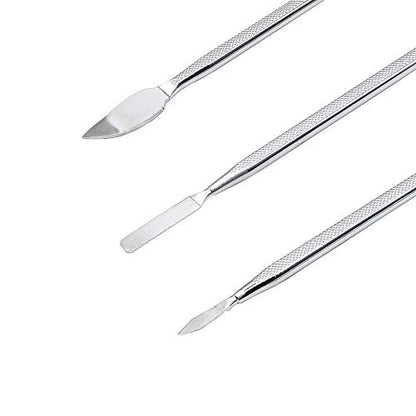 AKTOO 3Pcs Metal Spudger Dual Ends Opening Pry Tools Professional Pry Opening Spudger for Laptop Tablet iPhone ipad Cell Phone Other Mobile Devices - color: 3PCS