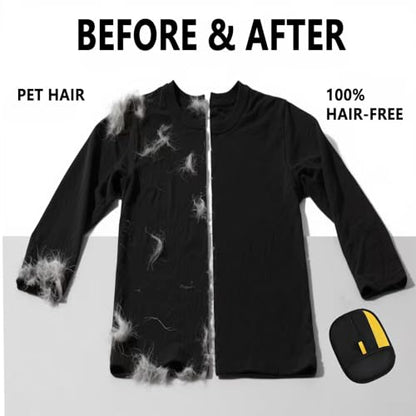 Pet Hair Removal Glove, Newly Upgraded Electrostatic Gloves Pet Hair for Dogs & Cats, Washable and Reusable Hair Remover Tool for Carpet, Curtain, Clothing, Couch, Car Seat - 1 Pcs