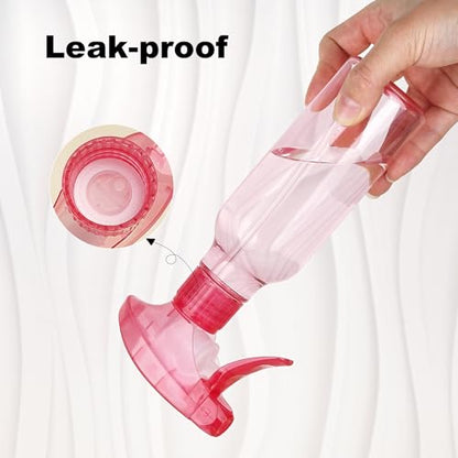 Cosywell Plastic Spray Bottles 8.8oz/260ml 2 Pack Empty Spray Bottle for Cleaning Mist/Stream Refillable Container Water Spraying Bottle for Cooking Hair Care Essential Oils(Pink) - color: D-Pink