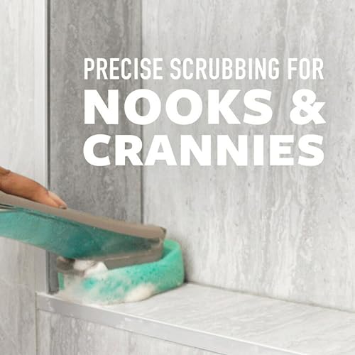 Scotch-Brite Scrub Tub & Shower Wand, Ideal for Bathroom Buildup, Glass Door, Shower and Bath Cleaner, Soap Scum Remover, 1 Wand