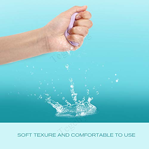 Facial Sponge Compressed,60 Pcs PVA Professional Makeup Removal Wash Round Face Sponges Spa Pads Exfoliating Cleansing for Women,Purple - color: Purple