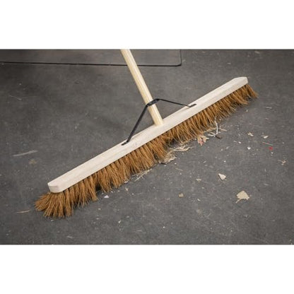 Sealey 36"(900mm) Broom Soft Bristle - BM36S - size: 36-Inch