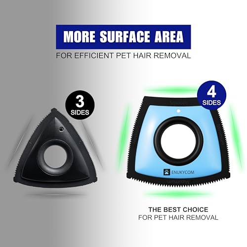 Pet Hair Removal Tool for Car Detailing – 2025 Upgrade Dog Hair Remover for Car Auto, Couch, Carpet & Furniture – Reusable Pet Hair Scraper for Car Interior & Upholstery