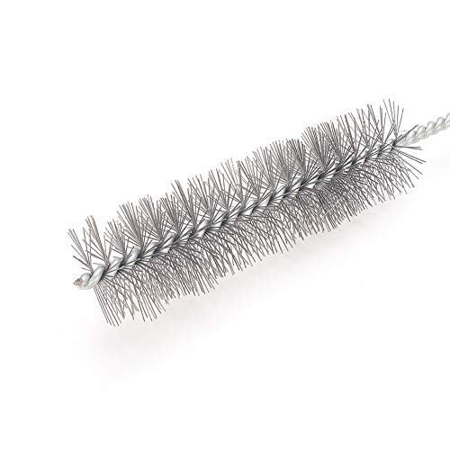 Utoolmart Steel Wire Cleaning Brush, Spiral Power Tube Brush, Steel Wire Tube Brush Cleaning Tool, Tube Bottle Brush, 1.2-inch Diameter 12-inch Length, 2pcs - color: 2pcs, size: 3cm