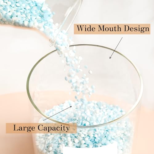 KOSKIMER Glass Laundry Detergent Dispenser Set, Liquid Detergent Containers, Scent Booster & Bleach Dispenser for Laundry Room (2 Bottles & Jar) - size: 2 Bottles & Jar