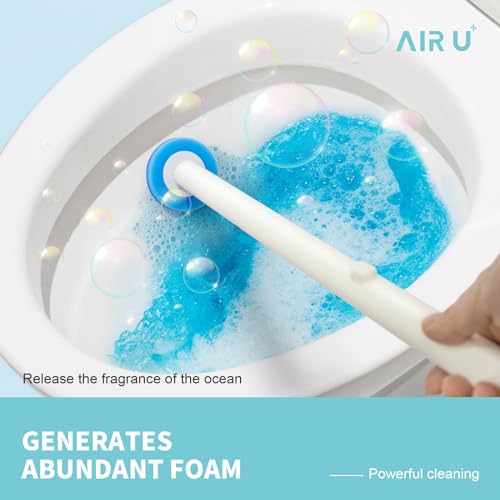 48 Count Disposable Toilet Brush Heads, Toilet Bowl Wand Refills for Toilet and Bathroom Cleaning, Not Suitable for Electric Toilet Brushes - color: 48 Refill