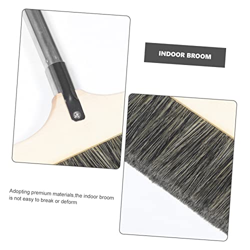 Healeved Detachable Hardwood Floor Broom Soft Bristles Lightweight for Kitchen Camping