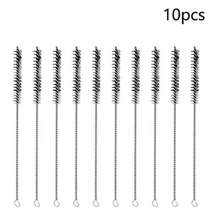 Utoolmart Steel Wire Cleaning Brush, Spiral Power Tube Cleaner, 0.4-inch Diameter 12-inch Length, 10pcs - color: 10pcs, size: 1cm