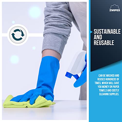 Zwipes Microfiber Cleaning Cloths, 48 Pack - size: 48-pack