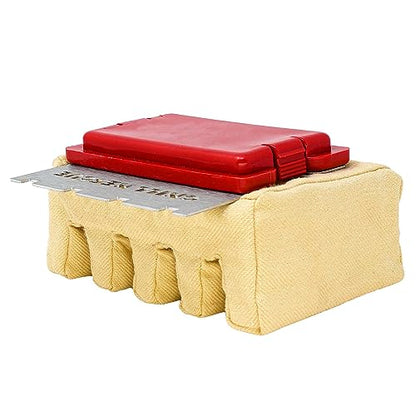 Grill Rescue BBQ Replaceable Scraper Cleaning Head, Bristle Free - Durable and Unique Tools for Cast Iron or Stainless-Steel Grates, Barbecue Cleaner (Replaceable Grill Grate Scraper Head) - color: Replaceable Grill Grate Scraper Head