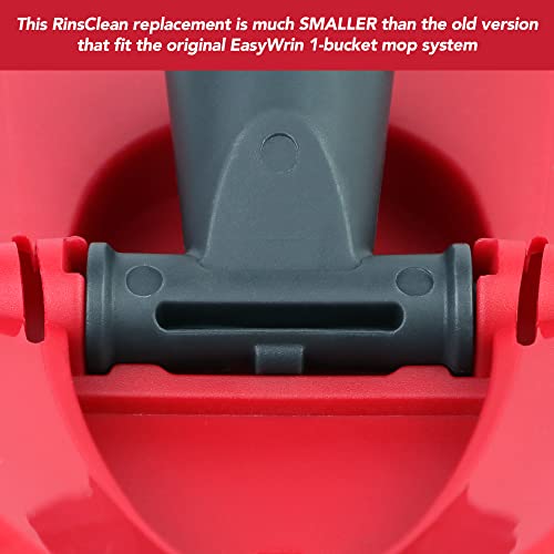 4.5inch Mop Replacement Base Part for O-Ceda RinseClean Spin Mop, Mop Head Cover, Plastic Mop Base Case Disc (Small mop Base) - color: Rinseclean Base