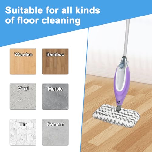 Steam Mop Replacement Pads for Shark S3500 Series S3501 S3601 S3501S S3601C S3550 S3801 S3901 S2901 Steam Pocket Mop,Microfiber Scrub Mop Pads for Deep Cleaning,Reusable and Machine-washable,3 Pack - color: Gray