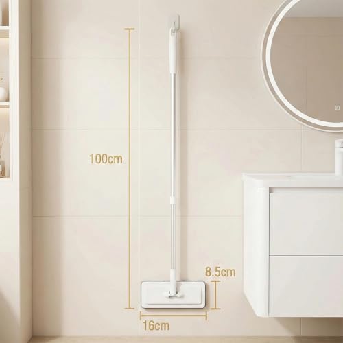 2026 New Snap Grip Mini Mop with Replacement Cleaning Cloth,Clever Zero Touch Mini Mop,100cm Long Handle Mopping Sweeper Stick for Multi Cleaning,Wet and Dry Use (2 Set) - color: 2 Set