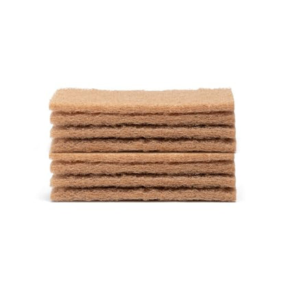 Full Circle Neat Nut, Walnut Scour Pads – Pack of 8 – Powerful, Non-Scratch Dish Scrubber Made with Plant-Based & Recycled Materials, Safe for Nonstick - size: Walnut Scour 8pk