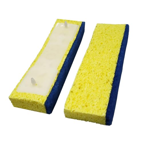 HOMEMAID® Cellulose Scrubber Refill - Metal Squeeze Sponge Mop Replacement (Made in USA)
