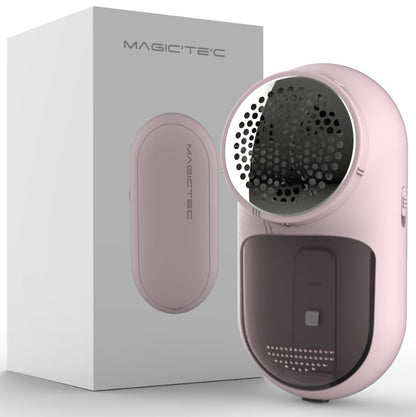 Rechargeable Fabric Shaver, Magictec Lint Remover Sweater Defuzzer Lints Fuzzs Pills Pilling Trimmer for Clothes and Furniture -Battery Operated Pink - color: Pink