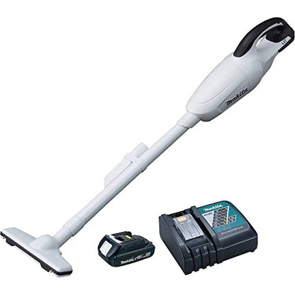 Makita XLC02RB1W 18V LXT Lithium-Ion Compact Cordless Vacuum Kit (2.0Ah), 1.3 Pint - style: Kit
