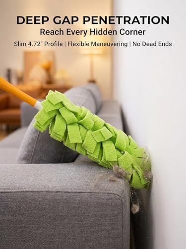 Chenille Duster Reusable Washable Microfiber Dust Fleece Damp Duster Pads Refills Replacement Heads for Cleaning with Handle Flat Dusters Multi Surface for Home Blinds Car Pet Furniture Fans - color: 5pcs