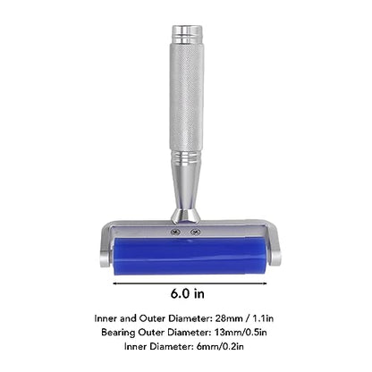 Silicone Manual Roller Dust Removal Sticky Roller 16in Screen Cleaning Tool for Workshop Home (6 Inch) - size: 6 Inch