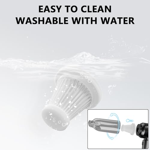 Professional Car Vacuum Cleaner, 20000Pa Powerful Handheld Vacuum for Car Interior Cleaning, Portable Cordless Mini Vacuum with Brushless Motor & Crevice Tool for Car