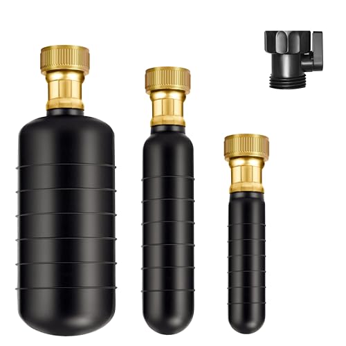 Drain Bladder Unclogger fits 1"to6" Pipes.& 3/4" Garden Hose Shut Off Valve,Drain Cleaning Bladder Unclogs Clogs in Kitchen Sinks, Bathtubs and Swimming Pool Pipes Through High-Pressure Water Flow - style: 1-6 inch