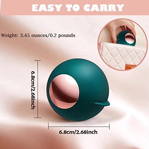CALMTEE Reusable Gel Lint Roller Ball, Sticky Washable lint Roller Portable Small Dog Cat Pet Hair Lint Remover Tool for Clothes, Pocket Traveling Essentials - color: Green