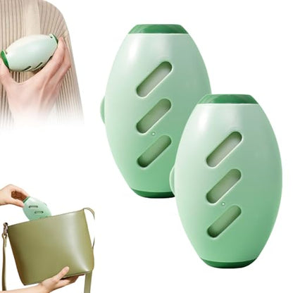 Reusable Silicone Lint Roller, 2026 Portable Lint Remover, Washable Sticky Roller Powerful Adhesion for Pet Hair and Dust Removal, Lint Roller for Home Travel Clothes Bed Sofa (Green，2pcs) - color: Green，2pcs