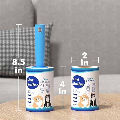 Lint Rollers for Pet Hair Extra Sticky, 800 Sheets Mega Value Set Lint Rollers for Pet Hair Removal, Dog and Cat Lint Remover for Clothes, Furniture, Carpet - size: 800 Sheets Standard