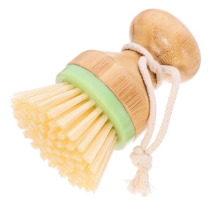 UPKOCH Kitchen Scrubber Brush with Palm Handle Green Vegetable and Dish Cleaning Brush for Tough Stains for Pots and Pans Cleaning