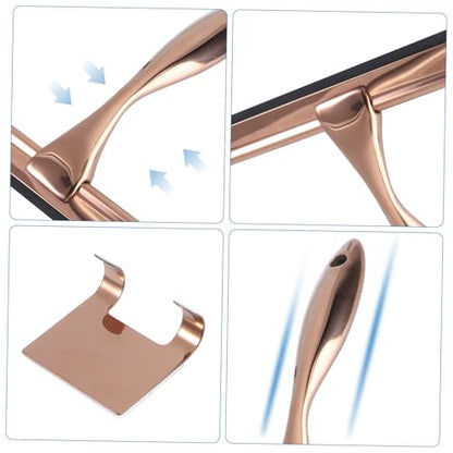 Didiseaon Stainless Steel Window Squeegee Squeegee Wiper for Shower Door Glass Cleaning Tool Short Handle Suitable for Bathroom
