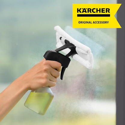Kärcher Window Cleaner Tool, Spray Bottle, Replacement Part for Kacher Window Vacs - with Microfiber Pad (for Indoor use) - style: Replacement Spray Bottle
