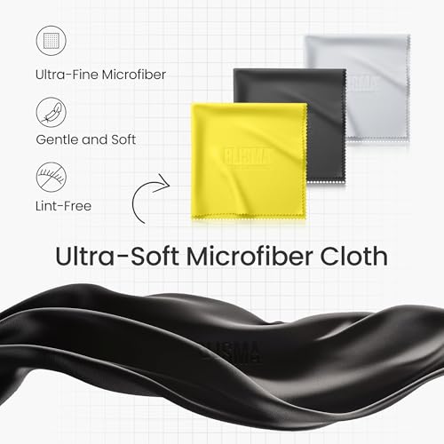 Lens Cloth – Ultra-Soft Microfiber Cleaning Cloths for Glasses, Sunglasses, Camera Lenses & Screens – Scratch-Free, Streak-Free, Durable & Reusable – Pack of 12 (4 of Each Color) - size: 12 Pack