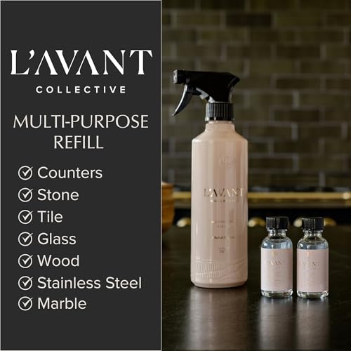L'AVANT Collective Luxury Multipurpose Surface Cleaner Concentrate | All Purpose Cleaning Spray Refill, Plant-Based & Non-Toxic | Makes 16 Fl Oz, EPA Safer Choice | 1 Fl Oz | Blushed Bergamot - size: 1 Fl Oz (Pack of 1)