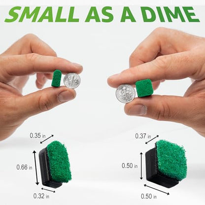 Chubbs Scrubb Duo Magnetic Glass Cleaner Kit - Mini Magnet Scrubber for Hard-to-Reach Stains on Glass, Ceramic & Metal - style: Chubbs Scrubb DUO