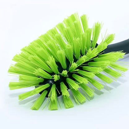 Pine-Sol Long Handle Dish Brush – Heavy Duty Bristle Kitchen Scrubber, Safe with Non-Stick Cookware - size: Oblong