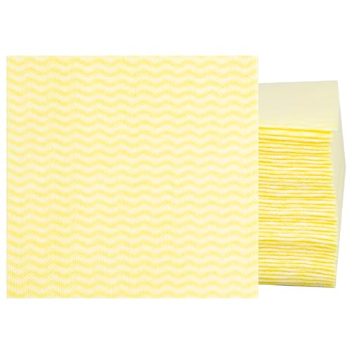 Disposable Dish Cloths Disposable Cleaning Towels, Reusable Wipes Highl Absorbent Quick-Dry Wipes for Kitchen, Bathroom, Household, 50 Sheets - color: Yellow