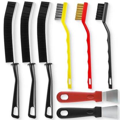 Crevice Cleaning Brush, Hard Bristle Crevice Cleaning Brush, Cleaning Brushes for Household Use, Kitchen Scrub Brushes for Cleaning,Laundry Room Organization, Grout Brush, Bathroom Cleaning Supplies
